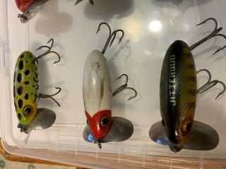 Group Of 9 All Different Color Large Size Fred Arbogast Jitterbug Lures 2