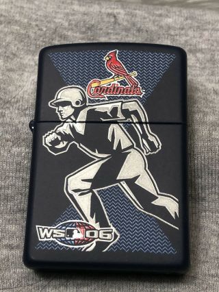 St.  Louis Cardinals Baseball Mlb 2006 World Series Zippo Lighter