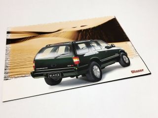 1997 Chevrolet Blazer Information Sheet Brochure - Gm Brazil