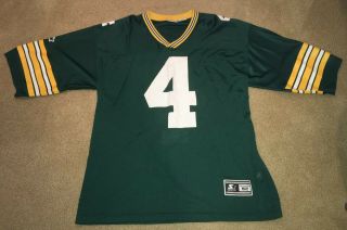 Brett Favre Green Bay Packers Vintage Starter Nfl Football Jersey Mens 52 Xl