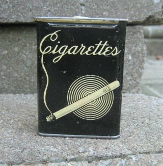 Art Deco Vintage Cigarette Tobacco Tin