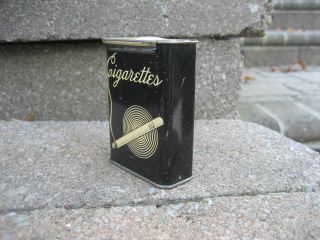 Art Deco Vintage Cigarette Tobacco Tin 2