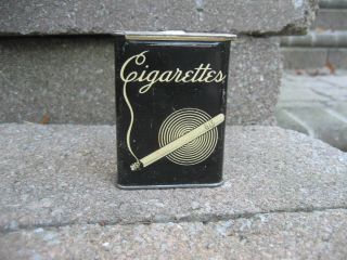 Art Deco Vintage Cigarette Tobacco Tin 3