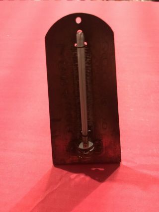 Vintage Charles Wilder Co.  Troy N.  Y.  & Brass Desk Table Top Thermometer