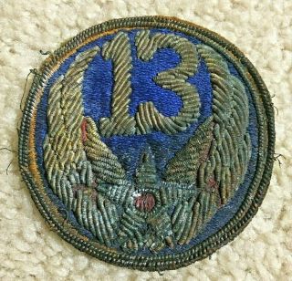 Vintage Military Ww2 Army Air Force Patch - Thirteenth Air Force - Cool