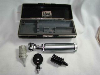 National Electric Instrument Co.  - Vintage Otoscope With Case - - With