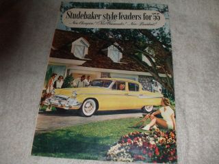 Vintage 1955 Studebaker Sales Brochure