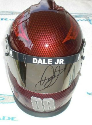 Dale Earnhardt Jr.  Signed Nascar Axalta Mini Racing Helmet 1:3 J.  S.  A.  Certified
