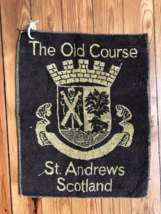 Vtg St.  Andrews Scotland The Old Course Golf Towel Forbsport Product Cotton