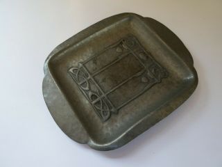 Liberty (archibald Knox) Design Tudric Pewter Pin Dish Or Ash Tray