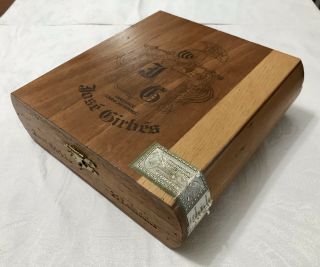 Real Wood Cigar Box (empty) Vintage Dominican Republic Jose Girbes