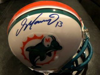 Dan Marino Autographed Signed Miami Dolphins Mini Helmet W/coa Marino Hologram