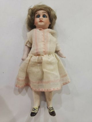 Wonderful Vintage Made In Germany 5 " All Bisque Doll