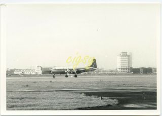 Real Photo.  Sabena Douglas Dc - 6b.  Oo - Ctl.  Manchester Ringway 1960