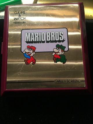 Vintage Nintendo Game & Watch Mario Bro’s 1983