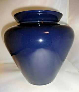 Vintage Harris Pottery Of Chicago Blue Vase