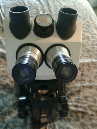 Vintage Bausch & Lomb Stero Zoom 7 Microscope Model 312701 - 424 - A In Case S/n - 1