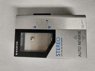 Vintage Sanyo Walkman Stereo Cassette Player Model M - G55 Great