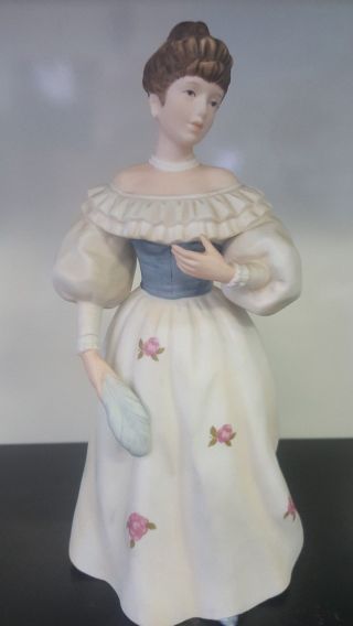 Vtg Southern Belle Of The Ball Figurine Porcelain 8 " Homco 1463