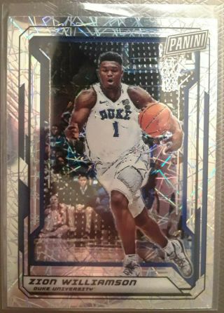 2019 Panini The National Zion Williamson Vip Gold Pack Hyper Prizm Refractor Rc