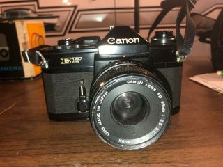 Canon Ef Vintage 35mm Camera (unknown If It Is)