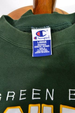 Vintage 1995 Green Bay Packers Pro Line Champion USA Crewneck Sweatshirt Mens L 2