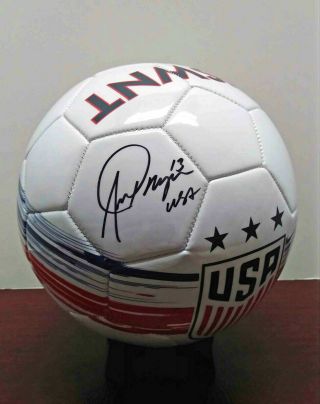Alex Morgan Signed Official Size (5) Nike Uswnt Team Logo Soccer Ball -