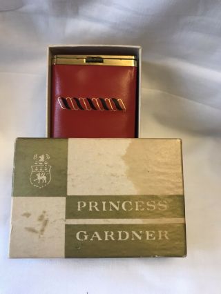 Vintage Princess Gardner Red Cigarette In Orignal Box
