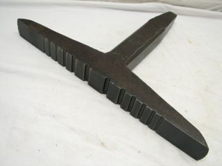 Antique Blacksmith Hand Forged Stake Anvil Swage Tool Jewel Tinsmith Forming
