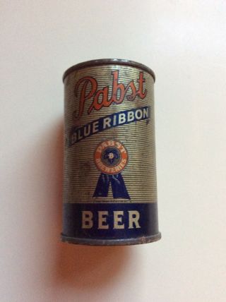 Vintage Pabst Blue Ribbon Beer Can Tin Coin Bank Pabst Brewing Company Milwaukee