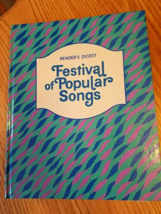 Vintage The Readers Digest Songbook Festival Of Popular Songs Sheet Music Piano