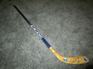 Pat Lafontaine Buffalo Sabres Autograph Signed Hockey Stick W/coa Hall Of Fame