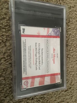 2012 Topps US Olympic Team Signed Auto Autograph Relic Alex Morgan SGC Authentic 2
