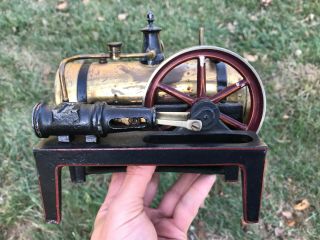 Antique Bing Toy Steam Engine With Box Germany Bavaria Early 1900’s