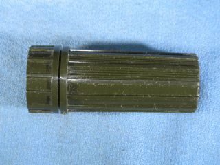 Vintage Wwii Us Military Green Plastic Match Safe Case Holder
