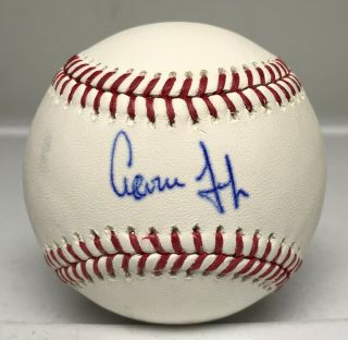 Aaron Judge Single Signed Baseball Autographed Beckett Bas Auto Ny Yankees