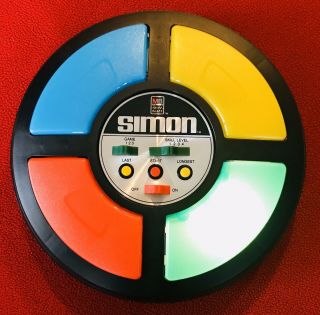 1978 Simon Electronic Memory Game Milton Bradley Box 4850 Vintage Htf