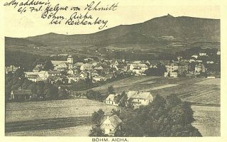 Vintage Postcard - Bohm,  Aicha,  Czech Republic