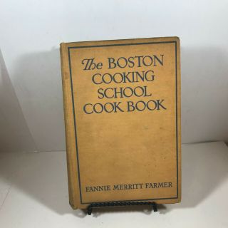 Vintage Hardcover Cookbook 1945 Fannie Farmer Boston Cooking School