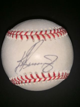 Ken Griffey Jr.  Autographed Signed Baseball Oal Psa/dna Mariners Reds Hof