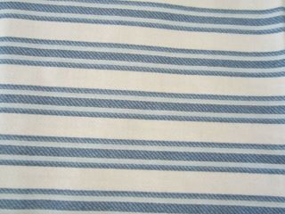Vintage RALPH LAUREN Stripe Duvet Cover King Navy Blue White Made in USA 2