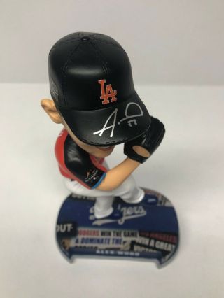 Alex Wood Signed Los Angeles Dodgers All - Star Baseball Bobblehead PSA 8A38470 2