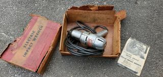 Snap On Electric Impact Wrench Vintage Ew - 475