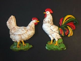 Vintage Homco Rooster And Chicken Kitchen Wall Decor
