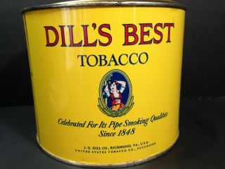 Vintage Tobacco Tin Dill 