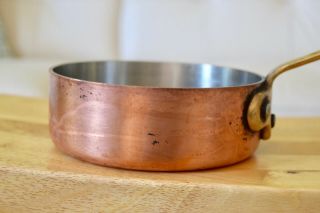 Vintage Cop R Chef (copper Chef) Sauce Pan Copper And Brass