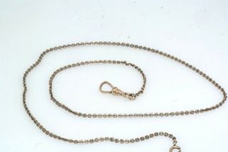 Vintage 21 " Gold Filled Pocketwatch Watch Chain Necklace