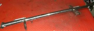 Vintage Sprint Car Race Car Chromed Steel Front Axle With Rollers
