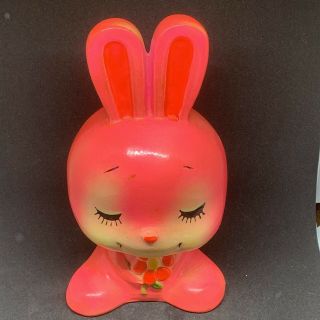 Vintage Bunny Bank 1970 Japan It’s The Berries No Stopper Easter Decor Kitsch