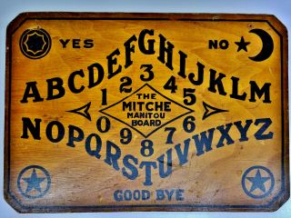 Antique Mitche Manitou Ouija Board 1920s 30s